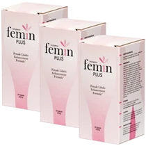Pack de 3 flacons Femin Plus pour l'épanouissement sexuel féminin
