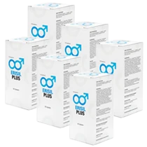 Pack Ultime de 6 bouteilles d'Erisil Plus pour un soutien prolongé de l'érection.