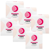 Pack Bravona Forte 6 mois : cure complète pour le buste.