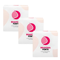 Lot Bravona Forte 3 mois : programme buste ferme et volumineux.