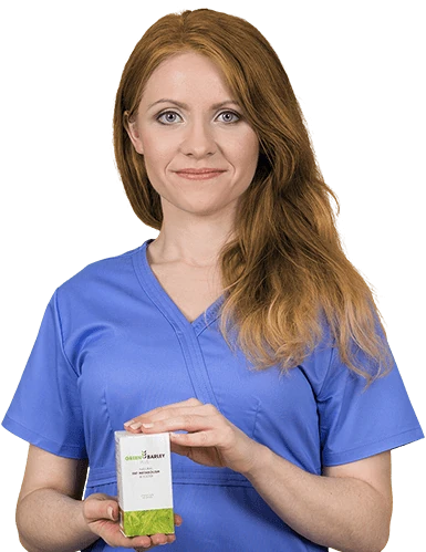 Témoignage Green Barley Plus : Femme satisfaite de sa perte de poids